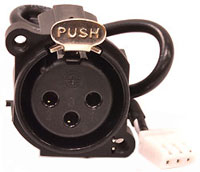 SOI 3PIN FEMALE DMX SOCKET FOR UV LED BA