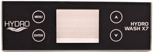 DISPLAY GLASS FOR HYDRO WASH X7