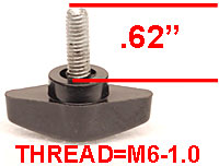 M6-1.0 KNOB FOR MEGA BAR LED, MEGA PANE