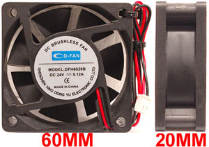 24vDC 0.12A FAN FOR ILLUSION DOTZ 4.4