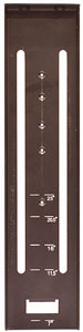 SOI RAIL PLATE PAR Z120 RGBW