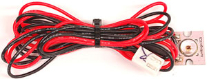 RED LED W/PLUG FOR ZIPPER
