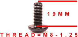 SOI M8 SCREW FOR ENTOUR CYLONE