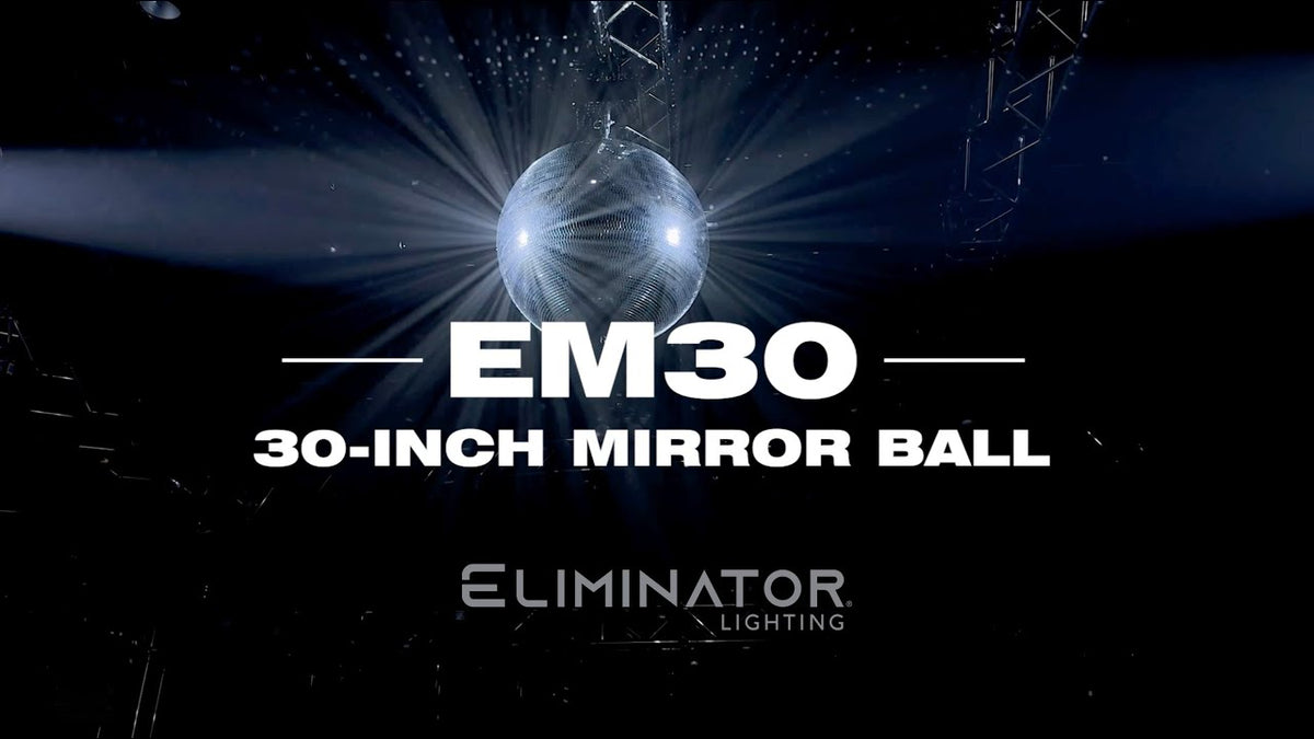 Eliminator Lighting EM30 Mirror Ball Demo