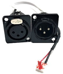 3PIN MALE/FEMALE XLR CONNECTORS FOR FS30