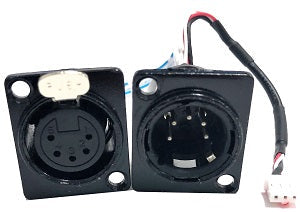 5PIN MALE/FEMALE XLR CABLE CONNECTOR FOR