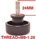 SOI KNOB W/WASHER LED FURY