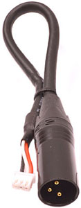 MALE DMX CABLE FOR SABER SPOT WW