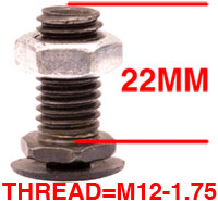 SOI SCREW W/WASHER KPOW 15BT II