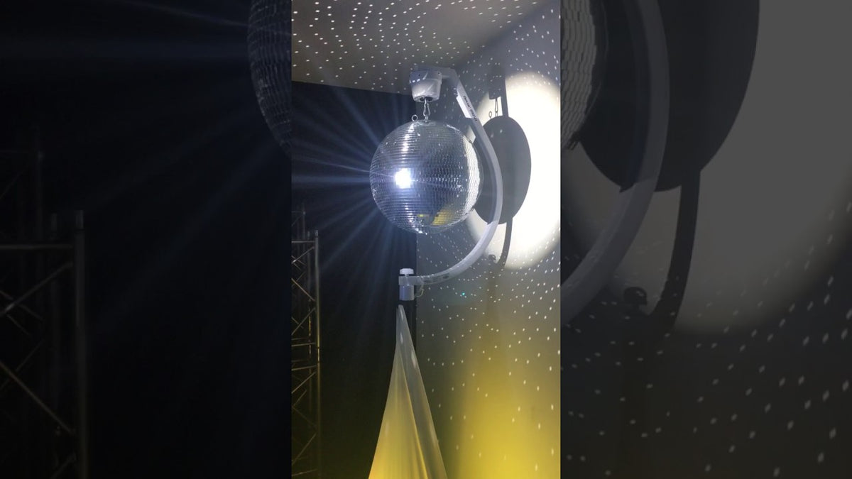 Eliminator Decor MBSK with EM16 Mirror Ball & Indy Hex Par Up Light