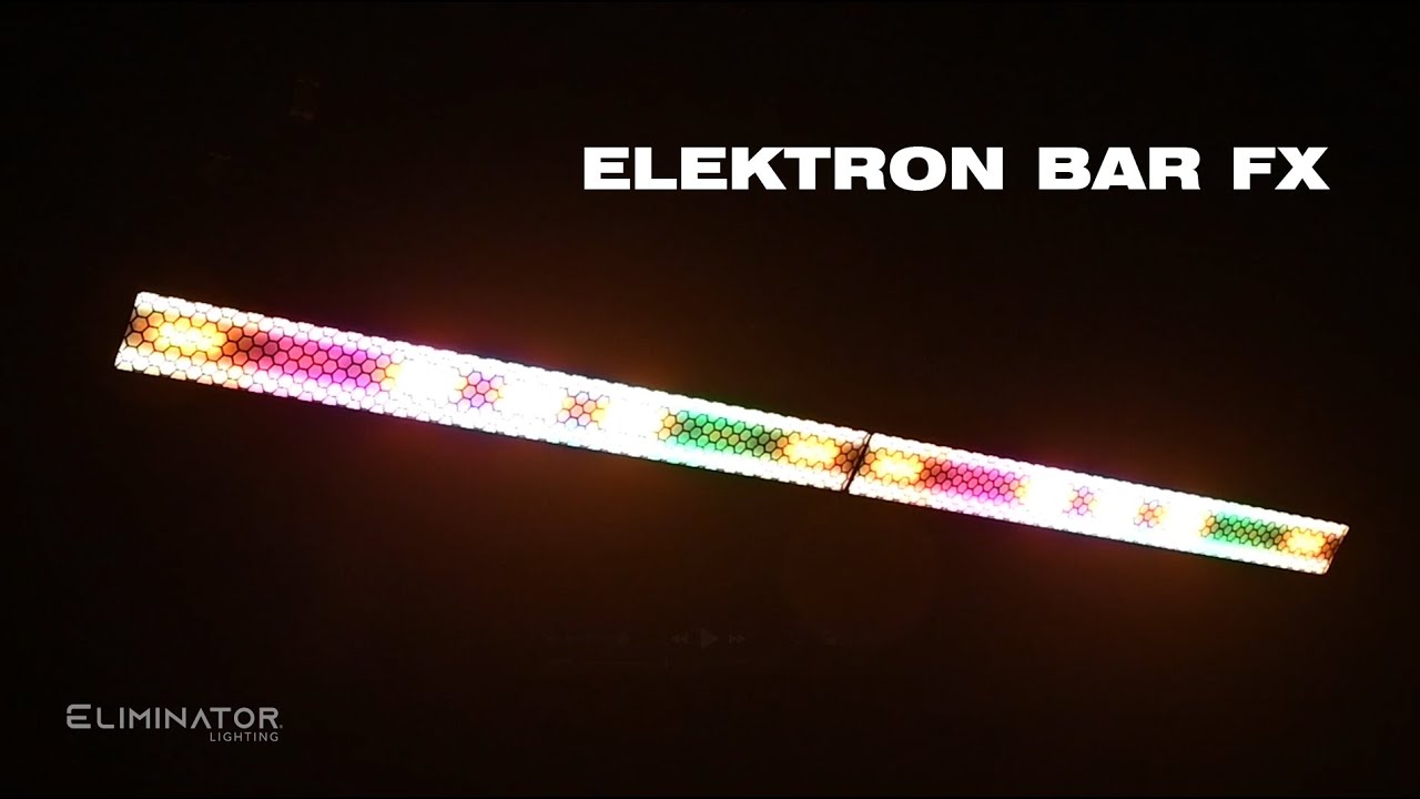 Eliminator Lighting Elektron Bar FX Demo Video