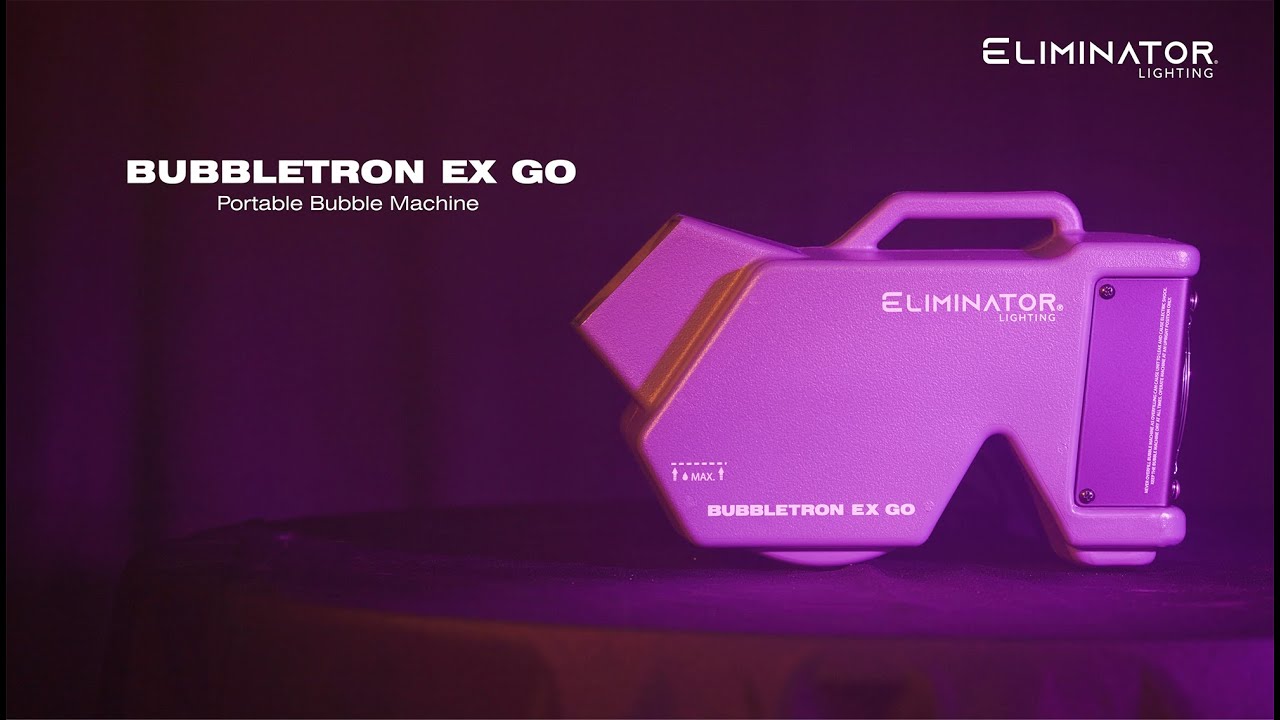 Eliminator Lighting Bubbletron EX GO Demo Video