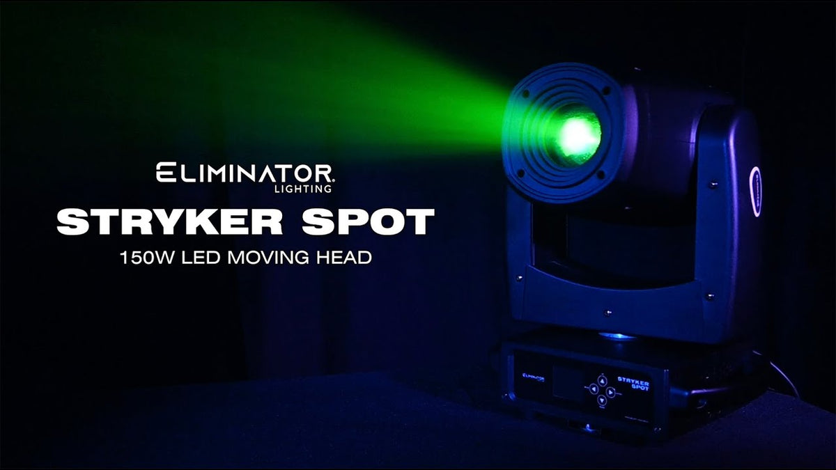 Eliminator Lighting Stryker Spot Demo Video
