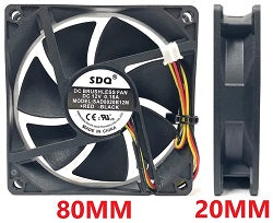 SAD8020B12M DC 12V 0.18A FAN FOR HYDRO P